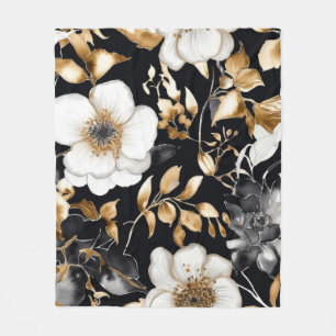 Hope Floral Fleece Deken Geen Glitter (MW1003-FB)
