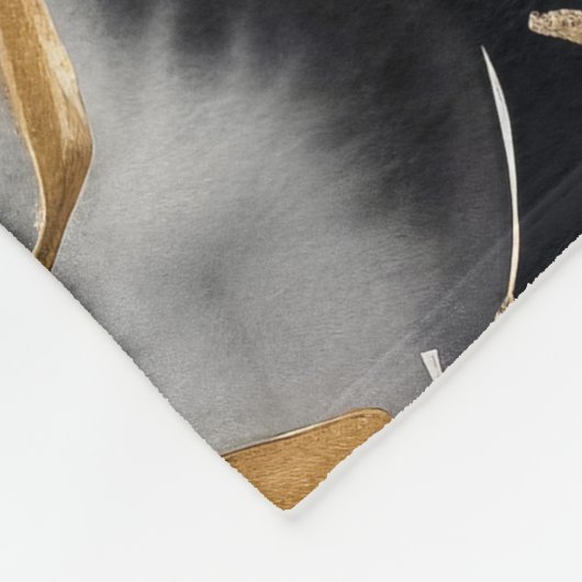 Hope Floral Fleece Deken Geen Glitter (MW1003-FB) (Hoek)