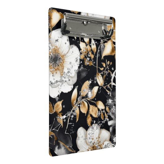 Hope Floral Glitter Mini Klembord (MW1003-MC) (Schuin)