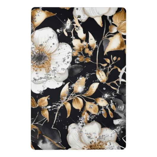 Hope Floral Glitter Mini Klembord (MW1003-MC) (Achterkant)