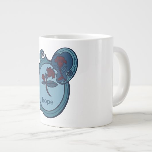 Hope Floral Nature inspired Mug Grote Koffiekop (Voorkant rechts)