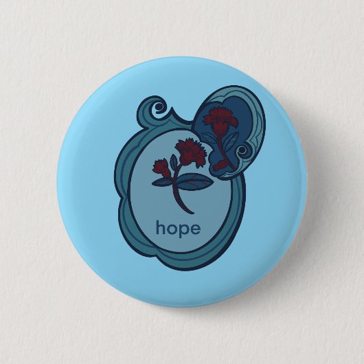 Hope Floral NatureInspired Button (Voorkant)