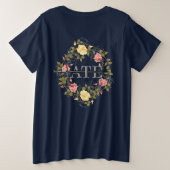 Hope Floral T-shirt (Design achterkant)