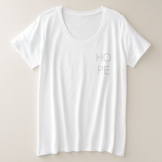 Hope Floral T-shirt (Design voorkant)