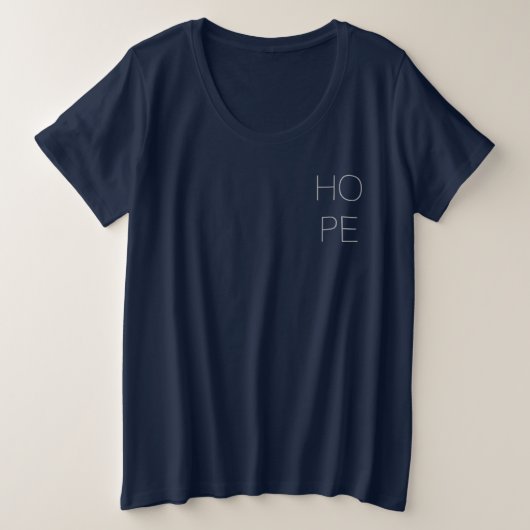 Hope Floral T-shirt (Design voorkant)