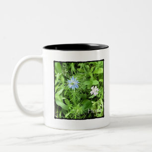 Hope Flower Art Tweekleurige Koffiemok