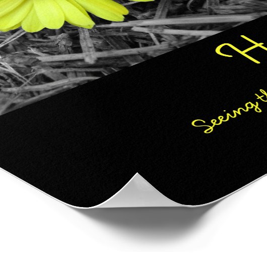 Hope Flower Poster (Hoek)