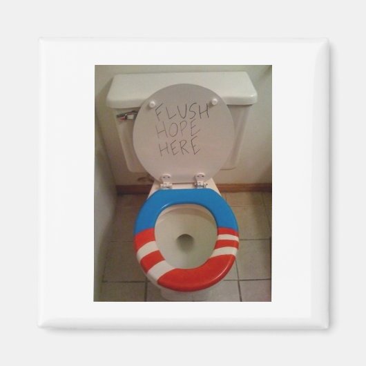 Hope-Flush Hope Toilet Magneet (Voorkant)