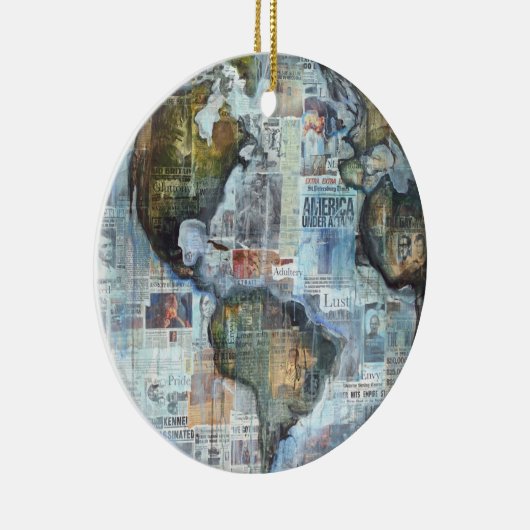 "Hope For Humanity" Art Ornament (Rechts)