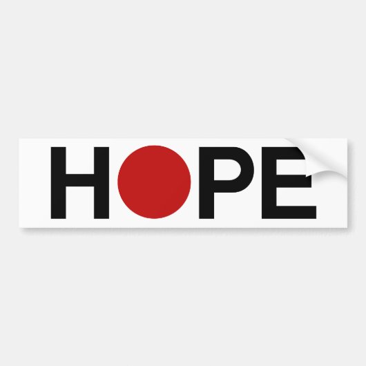 Hope for Japan sticker (Voorkant)