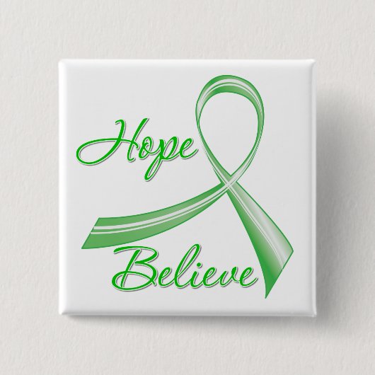 Hope gelooft dat traumatische hersenletsels vierkante button 5,1 cm (Voorkant)