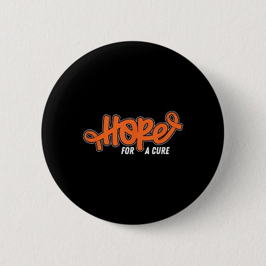 Hope Genezing- Leukemie Kanker Bewustzijn Supporte Ronde Button 5,7 Cm (Voorkant)