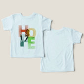 HOPE Geometrisch shirt  (Ontwerp Voorkant & Achterkant)