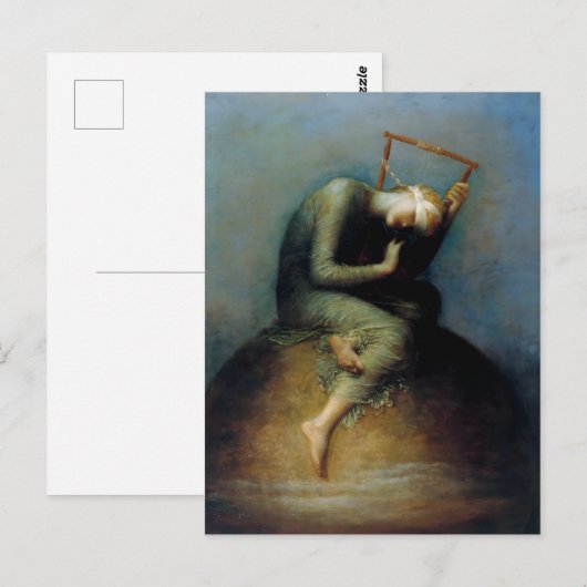Hope George Watts Schilderij Briefkaart (Voorkant / Achterkant)