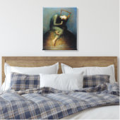 Hope George Watts Schilderij Canvas Afdruk (Insitu (Slaapkamer))