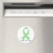 Hope Green Awareness Ribbon Magneet (Insitu (Vaatwasser))