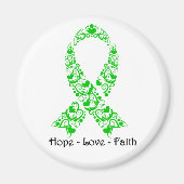 Hope Green Awareness Ribbon Magneet (Voorkant)