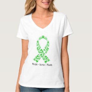 Hope Green Awareness Ribbon T-shirt