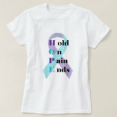 HOPE greep on Pain beëindigt mondhygiëne app T-shirt (Design voorkant)