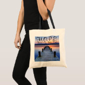 HOPE greep op pijn eindigt Canvas tas (Voorkant (product))