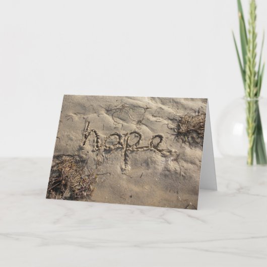 Hope Greetings Ccard Kaart (Voorkant)