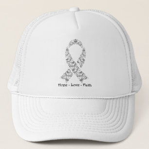 Hope Grey Awareness Ribbon Trucker Pet