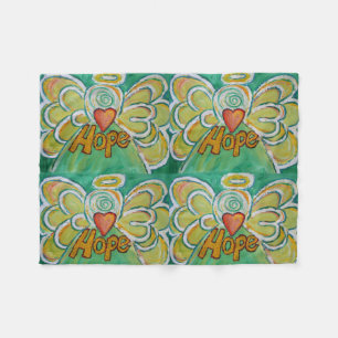 Hope Guardian Angel Art Custom Fleece Deken