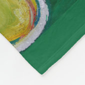 Hope Guardian Angel Art Custom Fleece Deken (Hoek)