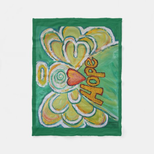 Hope Guardian Angel Art Custom Fleece Deken (Voorkant)
