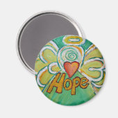 Hope Guardian Angel Word Custom Magnet (Voorkant / Achterkant)