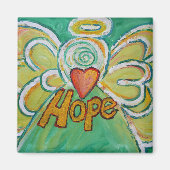 Hope Guardian Angel Word Custom Magnets Magneet (Voorkant)