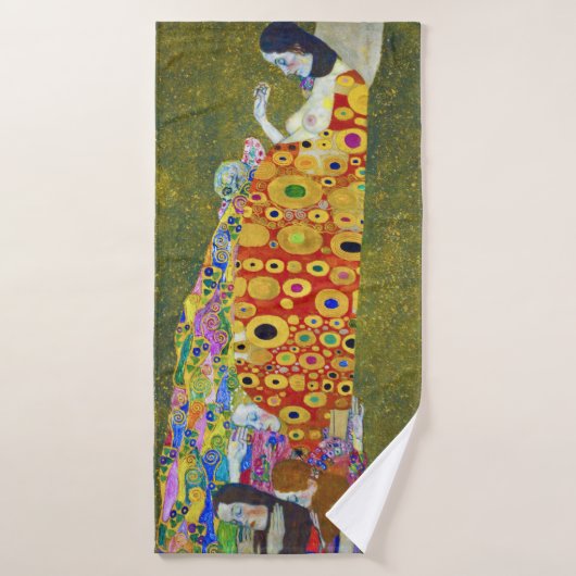 Hope, Gustav Klimt Badhanddoek (Badhanddoek)
