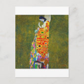 Hope, Gustav Klimt Briefkaart (Voorkant)