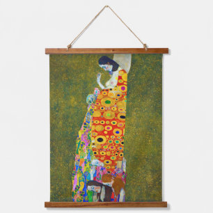 Hope, Gustav Klimt Hangend Wandkleed