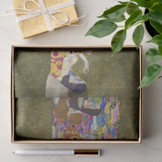 Hope, Gustav Klimt Tissuepapier (Geschenk)