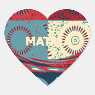 Hope Hakunamatata Mooie Inspirerend Edgy vector Hart Sticker