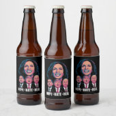 Hope Hate Heal Rise Kamala 2024 Bier Etiket (Flessen)