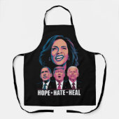 Hope Hate Heal Rise Kamala 2024 Schort (Voorkant)