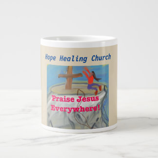 Hope Healing Church Prijs Jezus Koffiemok Beker Grote Koffiekop