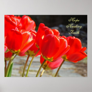Hope Healing Faith kunstprints Verpleegkundige Rod Poster