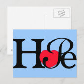 Hope Heart Briefkaart (Voorkant / Achterkant)