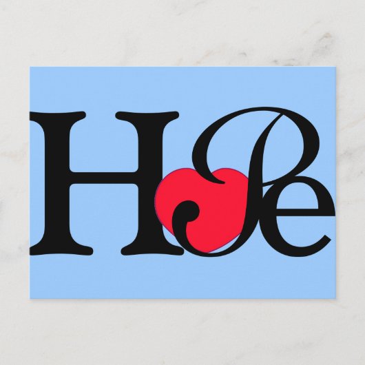 Hope Heart Briefkaart (Voorkant)