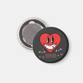 Hope Heart | positieve boodschap | Zelfliefde Magneet (Voorkant / Achterkant)