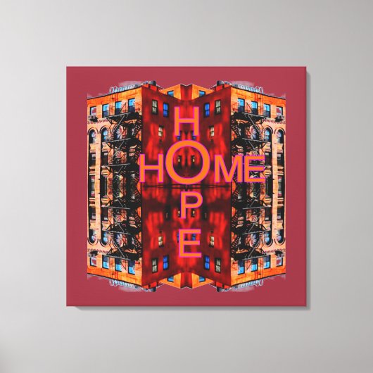 Hope Home Canvas Afdruk (Voorkant)