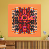 Hope Home Canvas Afdruk (Insitu (Woonkamer))