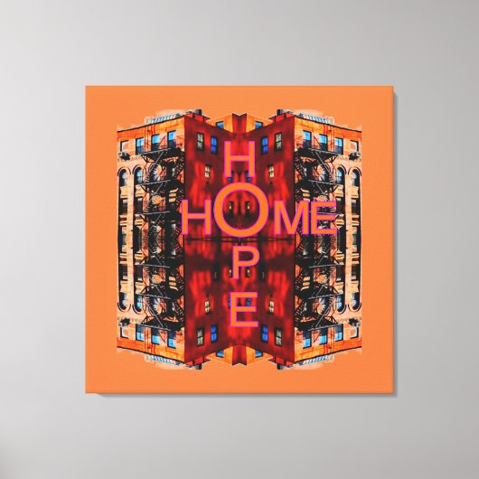 Hope Home Canvas Afdruk (Voorkant)