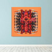 Hope Home Canvas Afdruk (Insitu (Houten vloer))