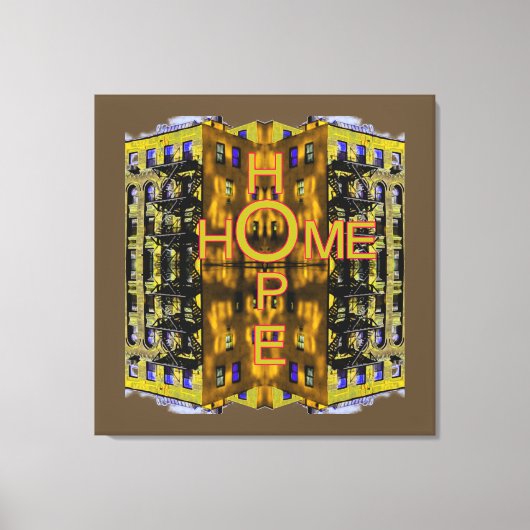 Hope Home Canvas Afdruk (Voorkant)
