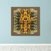 Hope Home Canvas Afdruk (Insitu (Houten vloer))