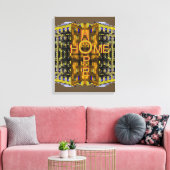 Hope Home Canvas Afdruk (Insitu (Woonkamer))